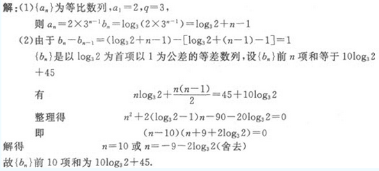 2019年成人高考（高起点）文史财经类数学模拟试题6(图22)