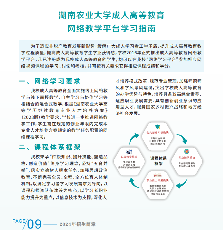 湖南农业大学2024年成人高等教育招生简章(图12)